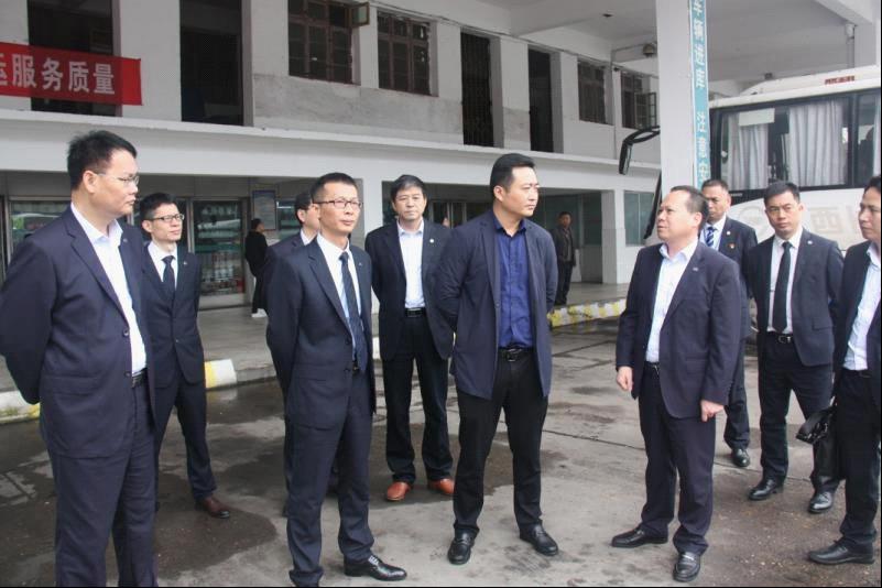 江西長(zhǎng)運(yùn)黨委書記、董事長(zhǎng)王曉赴吉安調(diào)研