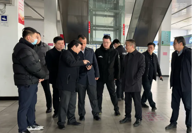 馬鞍山長客 市領(lǐng)導(dǎo)到馬鞍山汽車客運站督查 筑牢春運安全防線